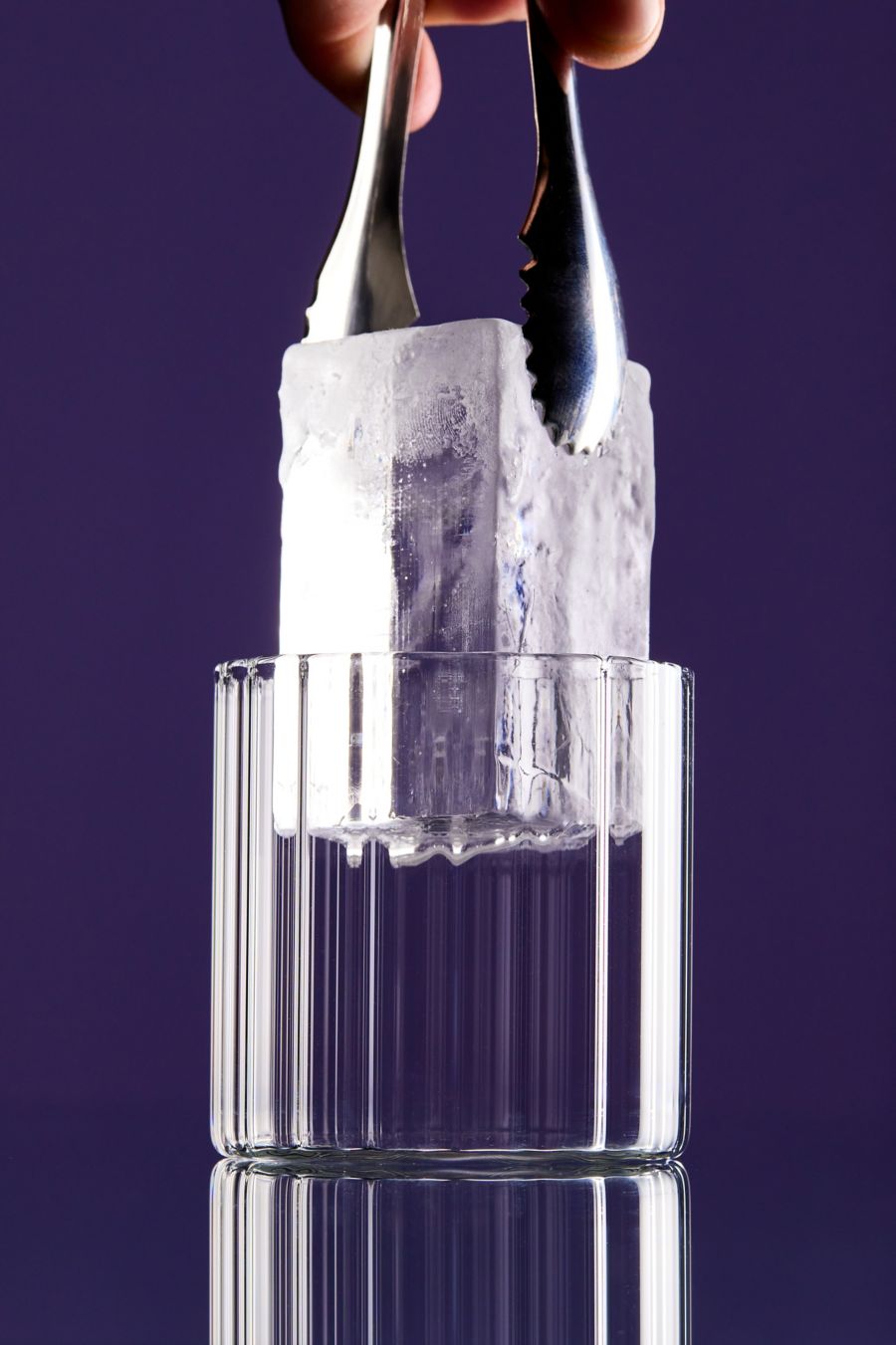 Cocktail strainer and martini glass