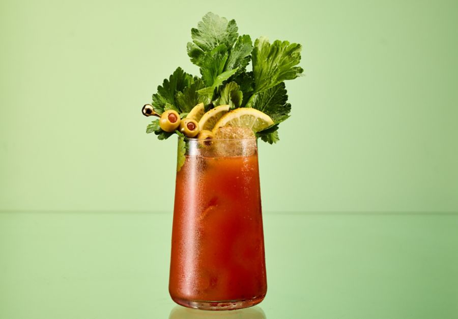 The Bloody Mary has a load of garnishes that can be tweaked to taste 