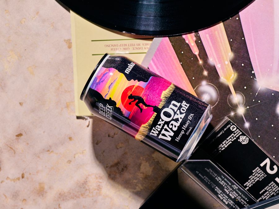 Deep Creek x Maku Brewing Co Wax On Wax Off Hemp Hazy IPA