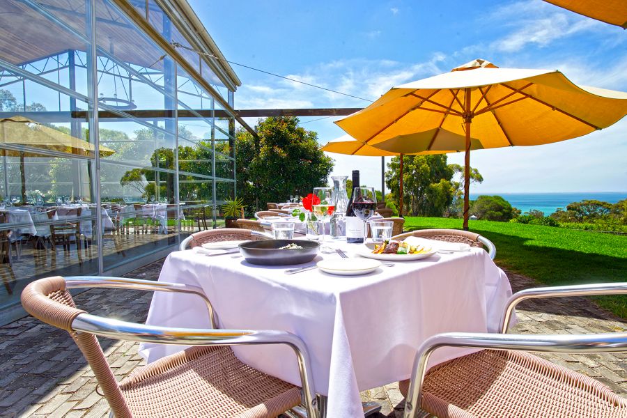 A table setting at Terindah Estate