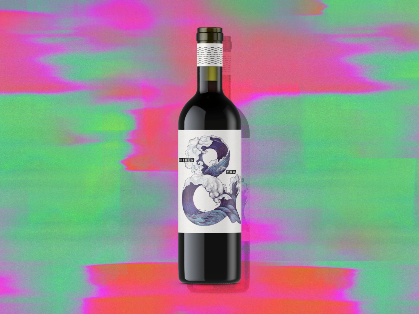 A bottle of the HIther & Yon Touriga Tempranillo