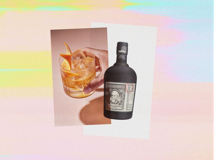 A bottle of Diplomatico Reserva Exclusiva Rum