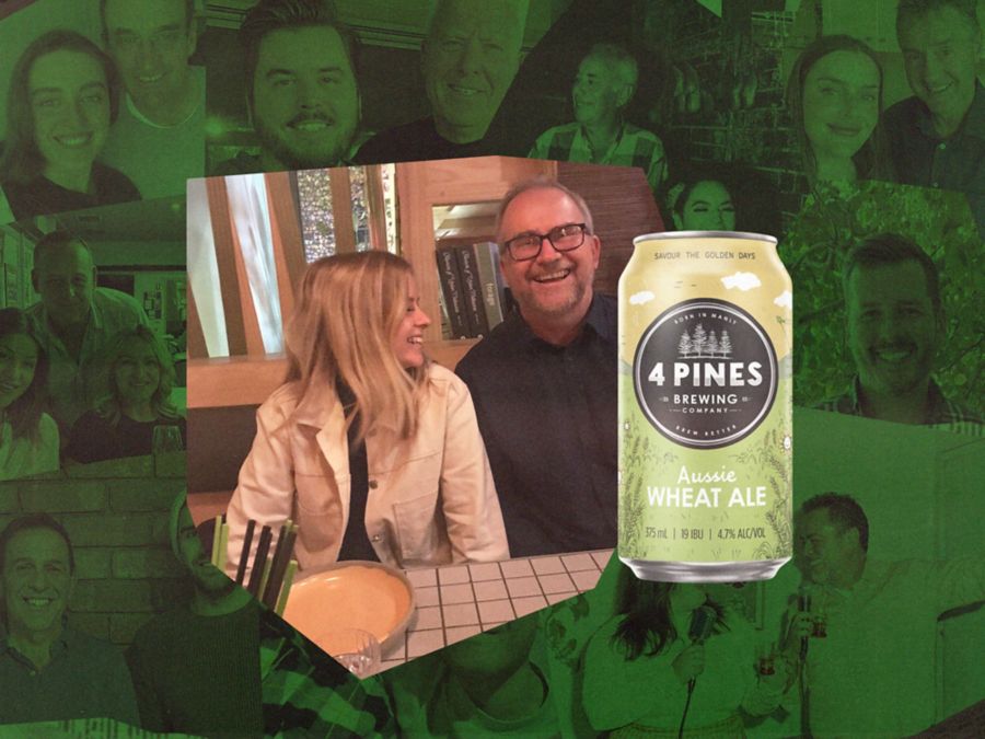 A can of 4 Pines Aussie Wheat Ale