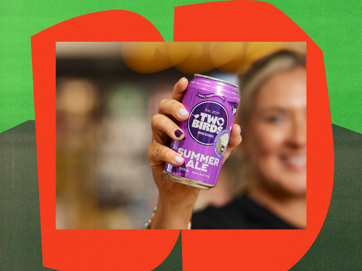 Two Birds Summer Ale can