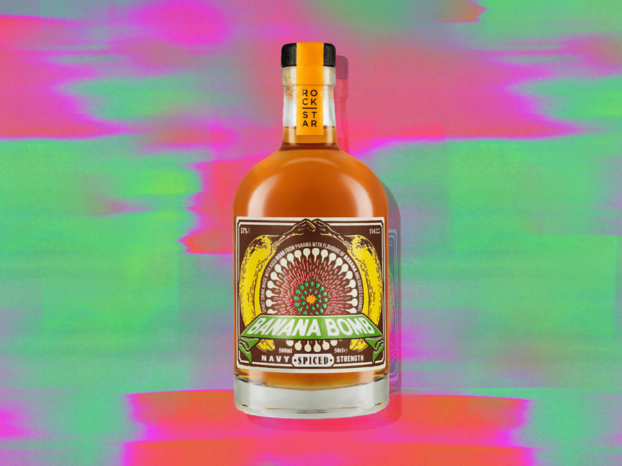 The Rockstar Spirits Banana Bomb Navy Strength Spiced Rum