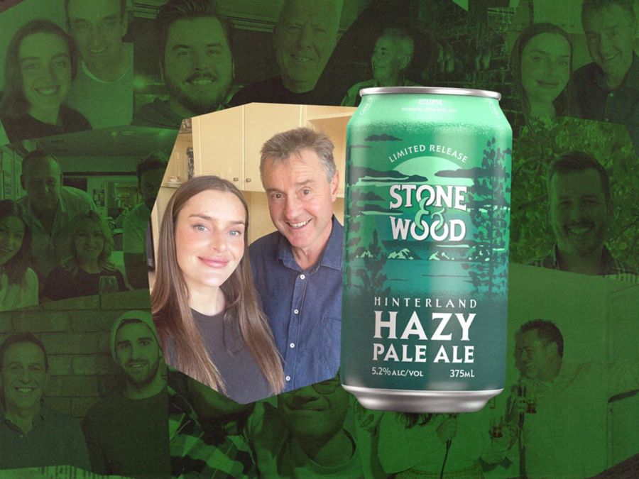 A can of Stone & Wood Hinterland Hazy Pale Ale