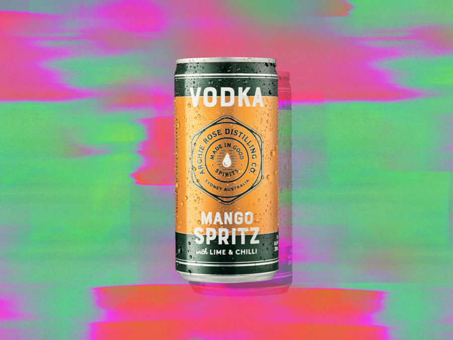 Archie Rose Vodka Mango Spritz with Lime and Chilli