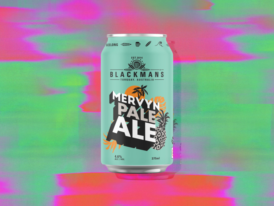 A can of Blackman's Brewery Mervyn Pale Ale