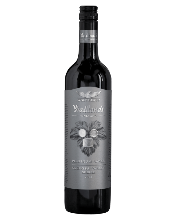  Our ultimate wine, Wolf Blass Platinum Label is the manifestation of unique terroir and vineyard excellence, enhanced with our winemakers' experience and skill. The distinctive terroir of the Medlands Vineyard is expressed through these exceptionally focused wines, displaying its hallmark intensity and purity of fruit, a sleek, elegant structure, definitive line and flawless balance. 
