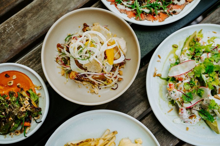 The varied dishes at Arbory Bar & Eatery 