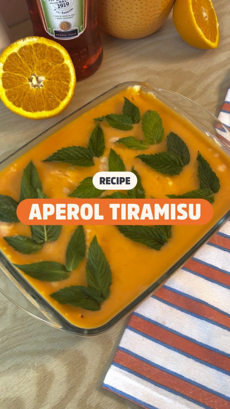 How to make: an Aperol Tiramisu