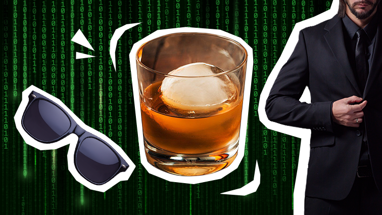 Keanu Reeves – Scotch on the rocks