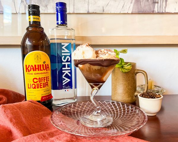 Quick Kahlúa Affogato
