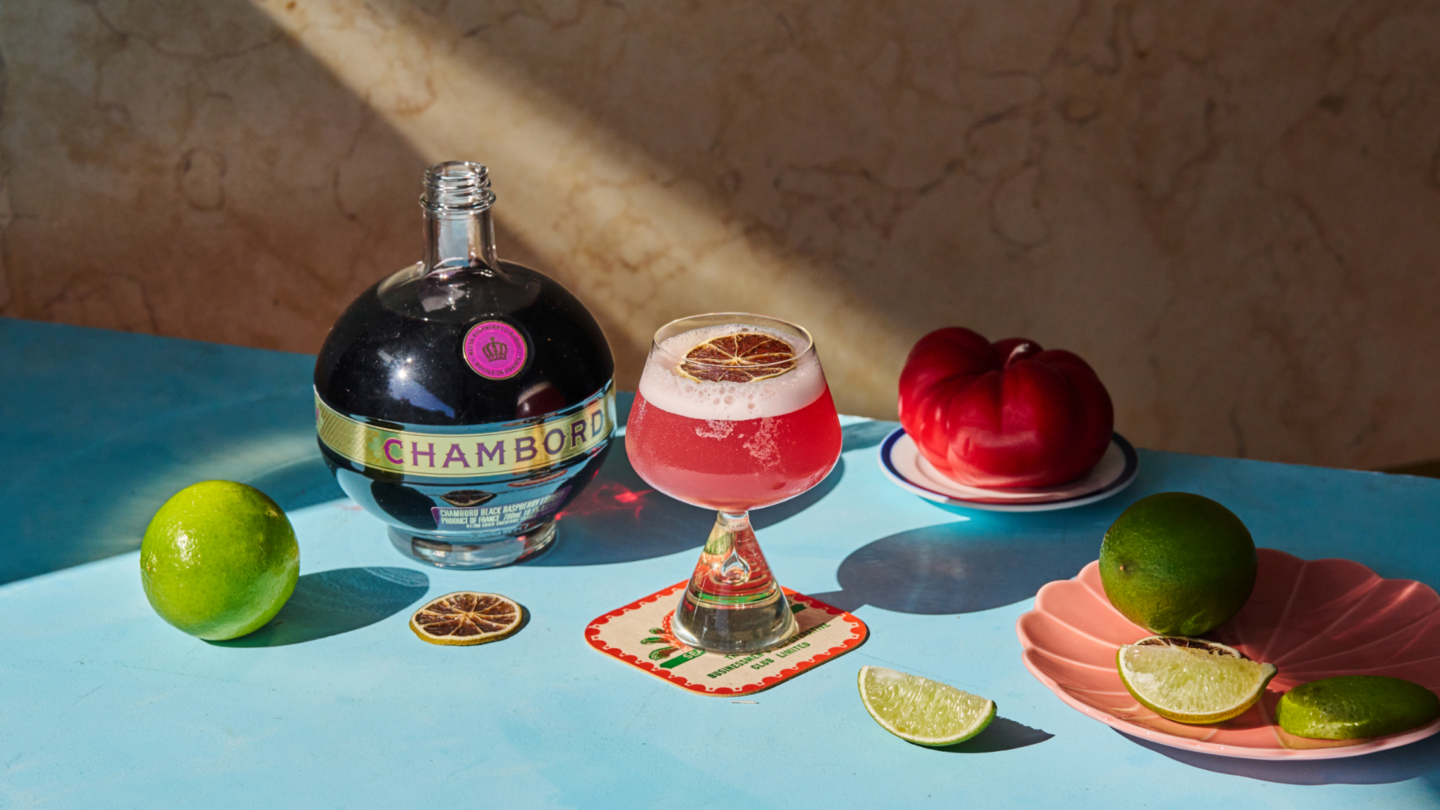 Chambord Cosmo Cocktail Recipe