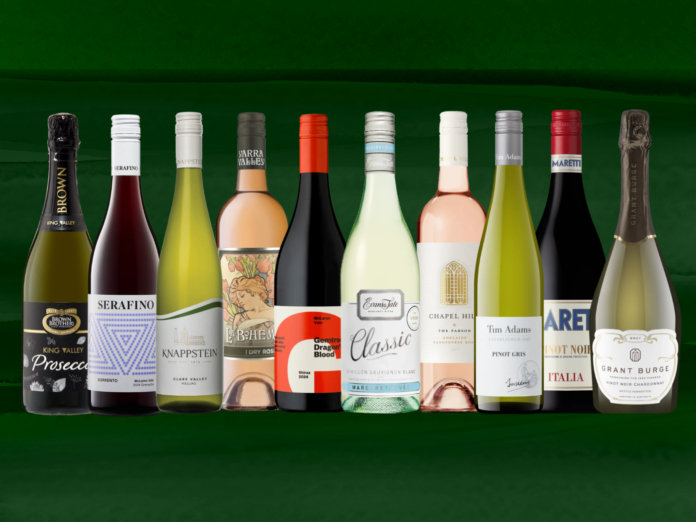A selection of under-$20 wines ideal for BYO
