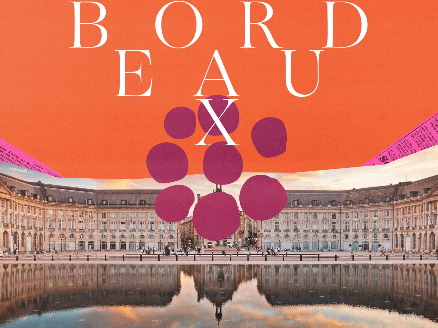 An image of Bordeaux within an illustration