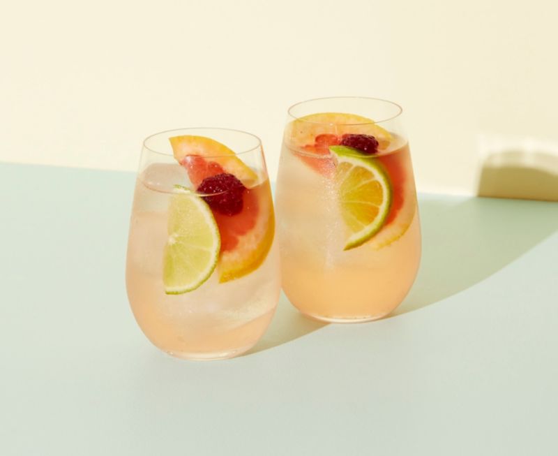 Pink Gin Fruit Punch cocktail recipe