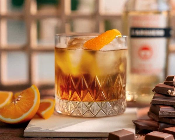 An El Arquero Old Fashioned, made with tequila 