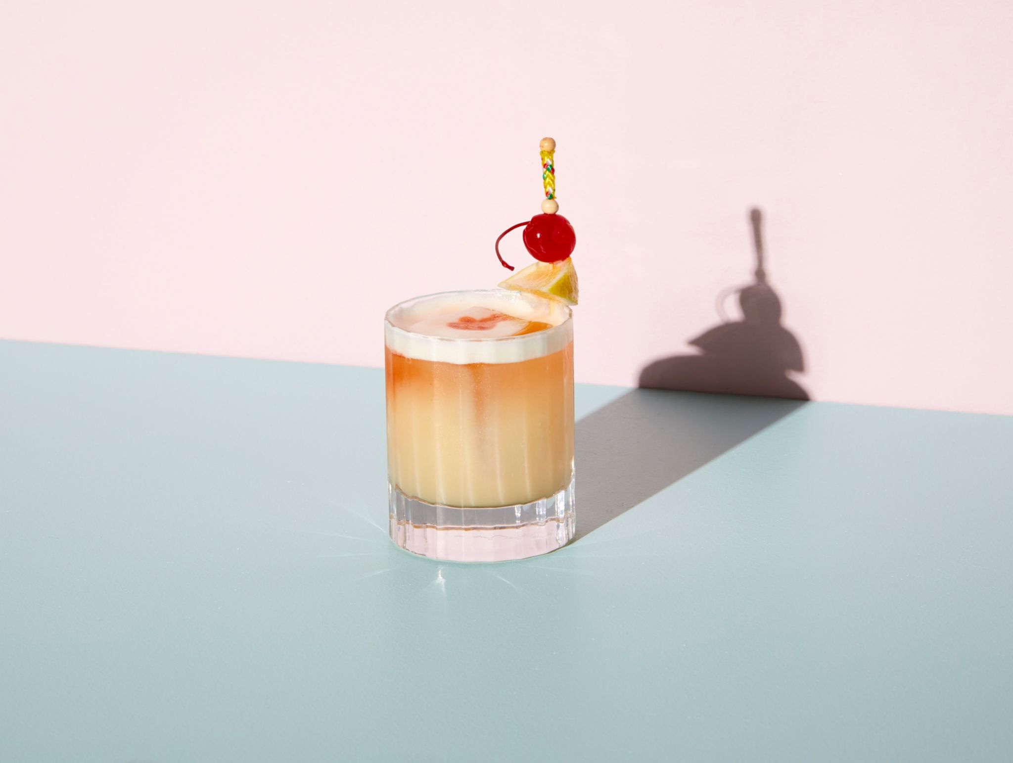 4. Rum Sour cocktail recipe