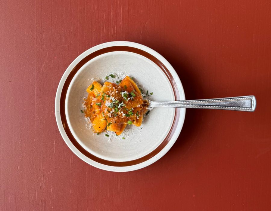 One of the pasta on a spoon specials at Don's Prahran 