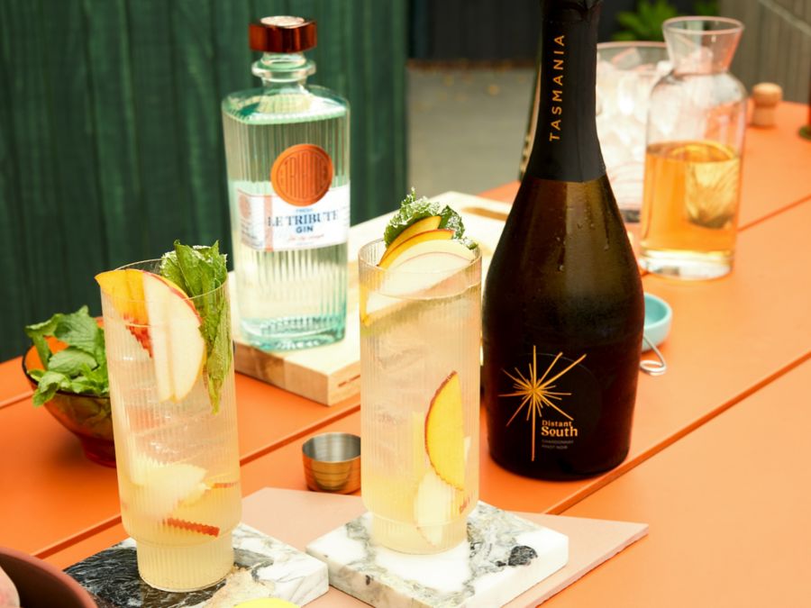 The Peach Please is one of the best fruity cocktails for summer 