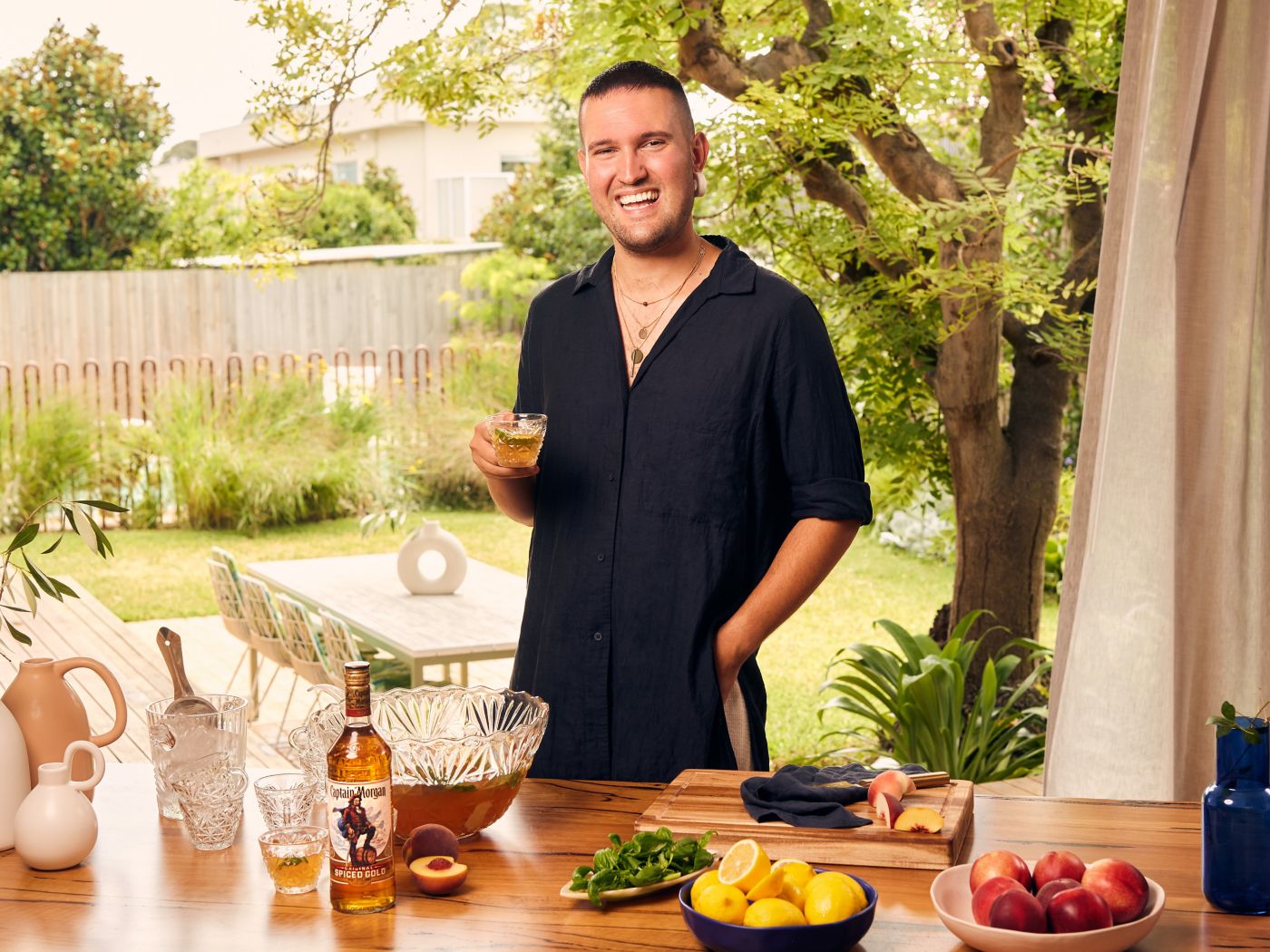 MasterChef's Conor Curran with the Psari Spiti Punch