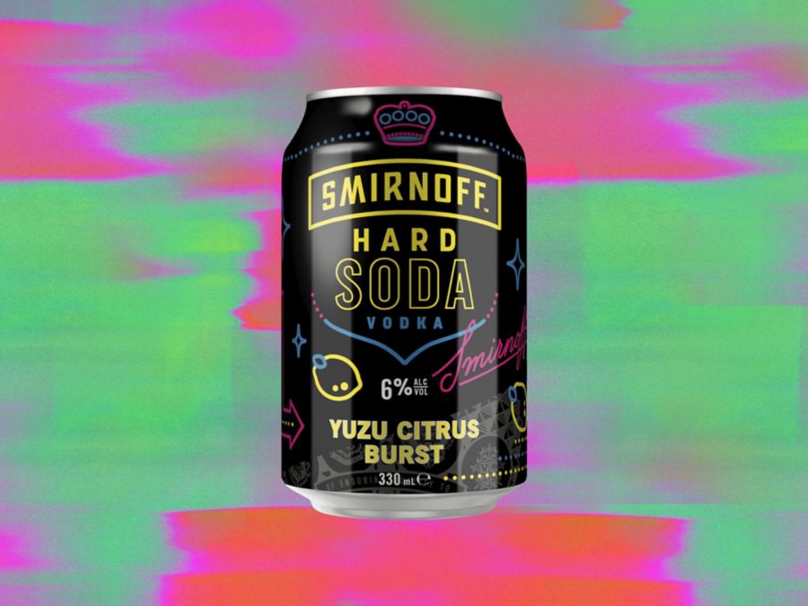 Smirnoff Hard Soda Yuzu Citrus Cans
