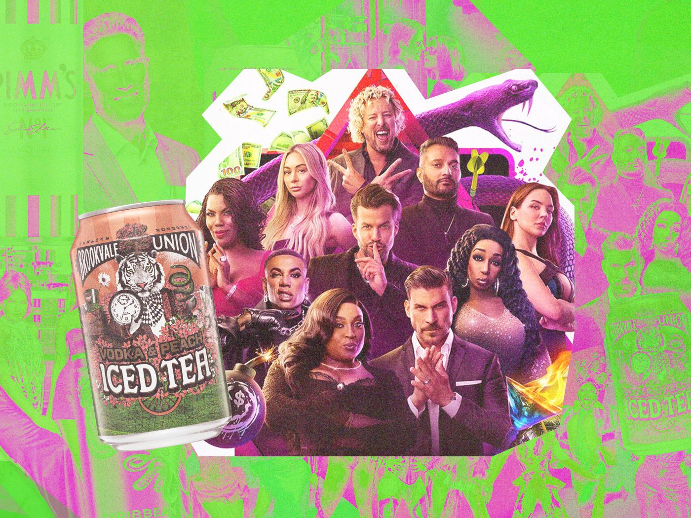 The ‘House of Villains’ cast and a punchy ice tea