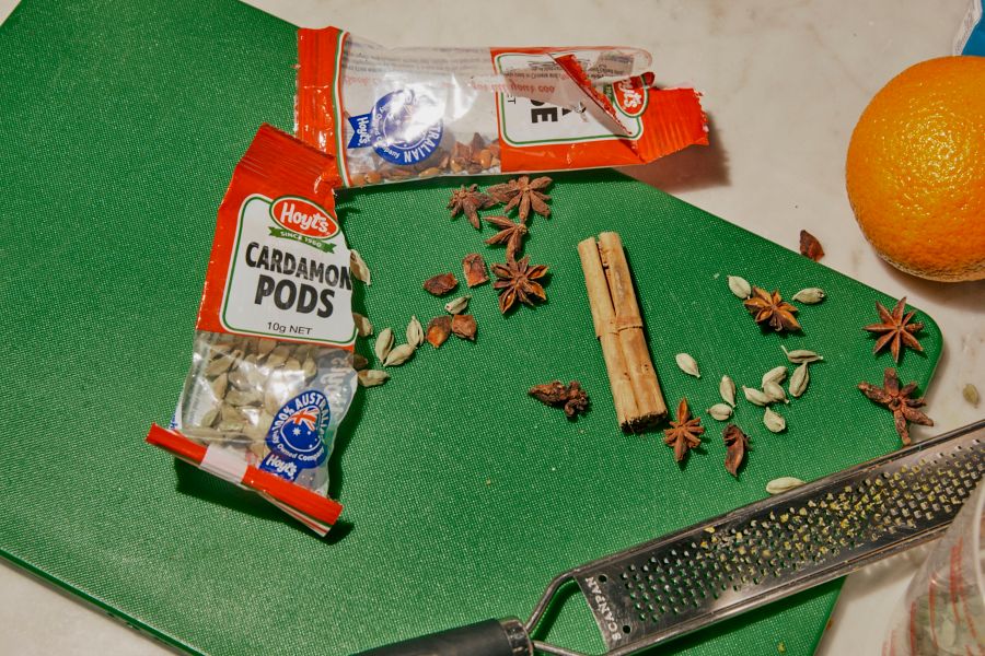 Some ingredients for making vermouth