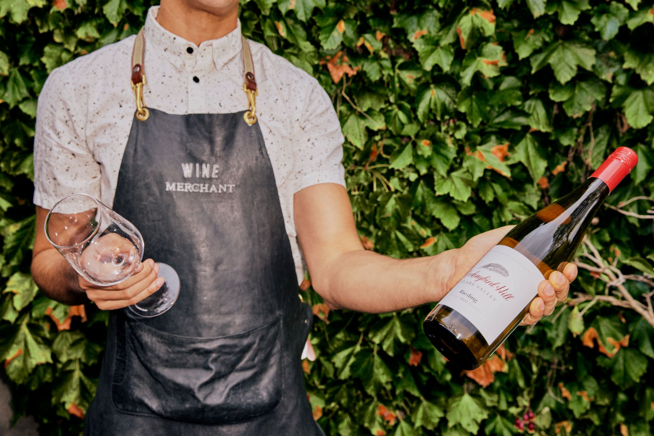 A bottle of Mockingbird Hill Clare Valley Riesling