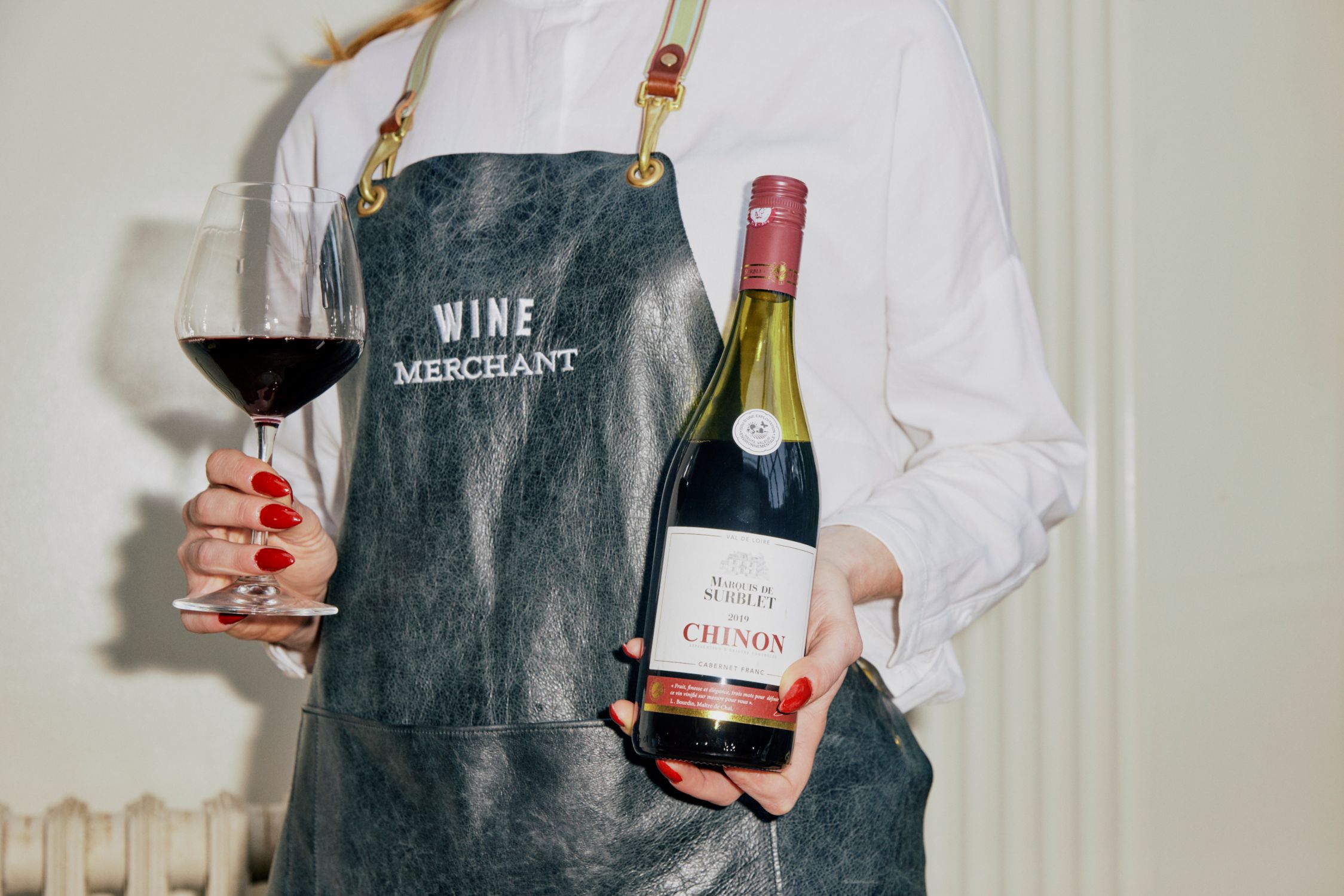 Bottle of Marquis de Surblet Chinon Cabernet Franc