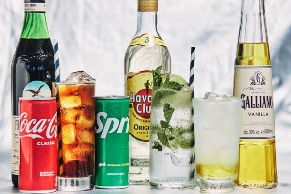  Your guide to turning basic mixers into budget but excellent bevvies&nbsp;(beyond the rum and Coke). 
