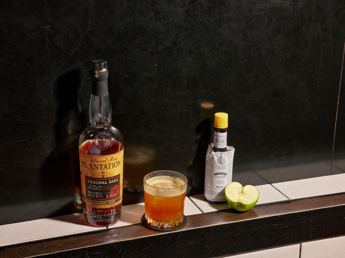 Treacle cocktail with Plantation Rum and Angostura Bitters