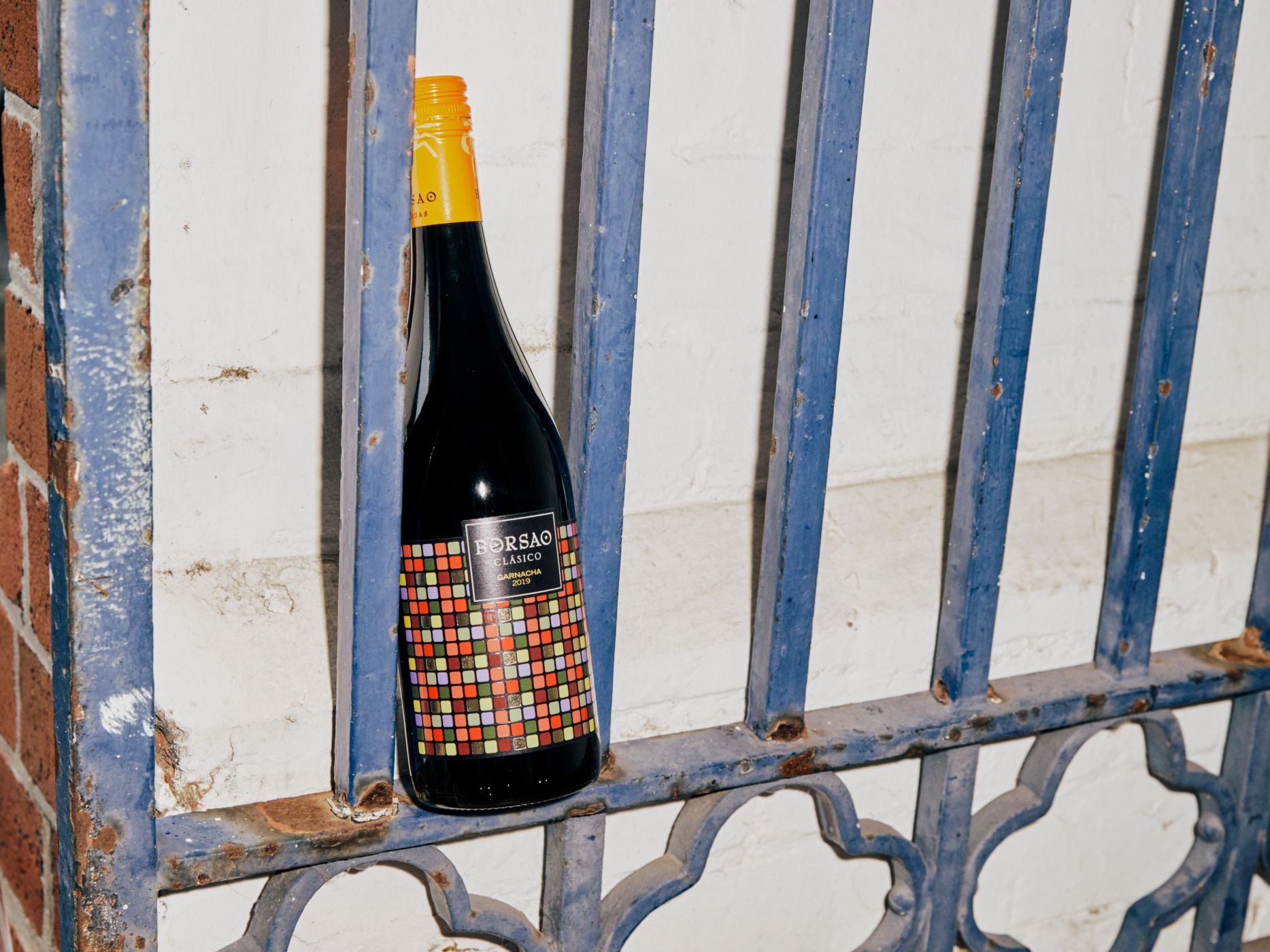 Bottle of Borsao grenache