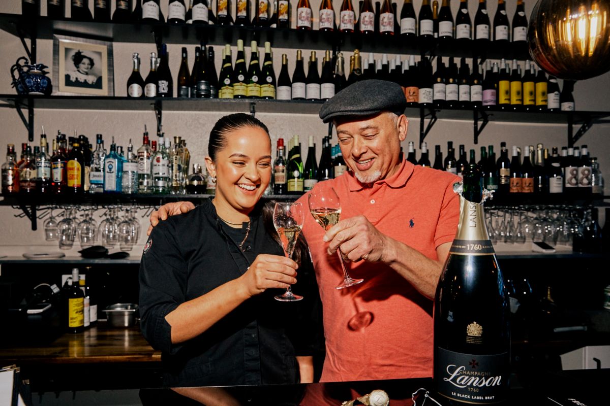 Father-daughter restaurateur duo Ruby and Graham Haupt 