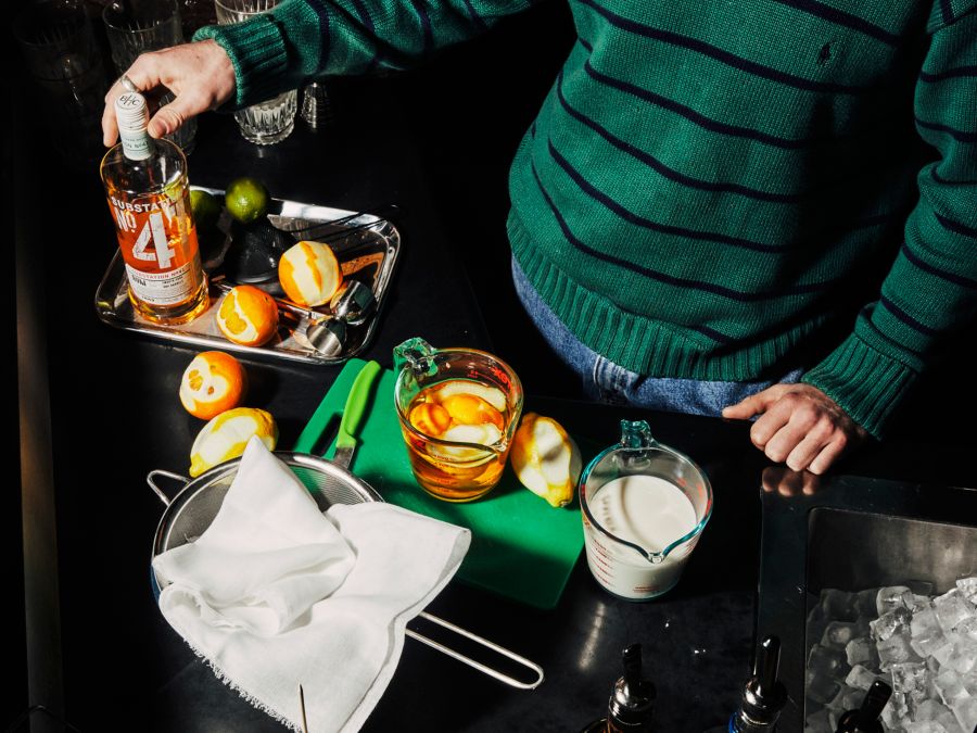 All the ingredients and elements for the clarification process