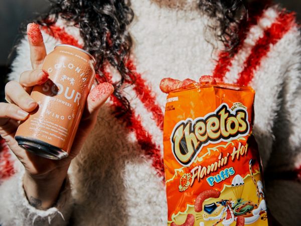  Drink this, crunch that.  
