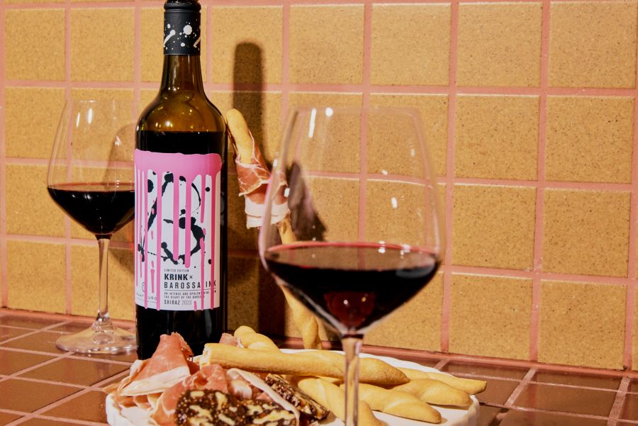 The Grant Burge KRINK x Barossa Ink Limited Edition Shiraz with figs and prosciutto