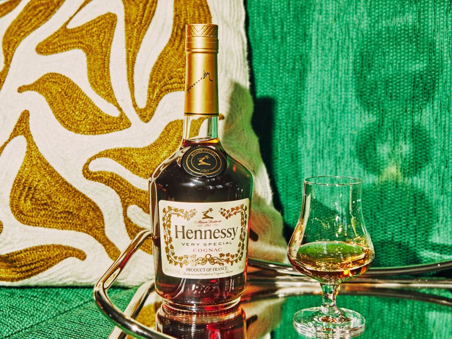A bottle of Hennessy VS Cognac