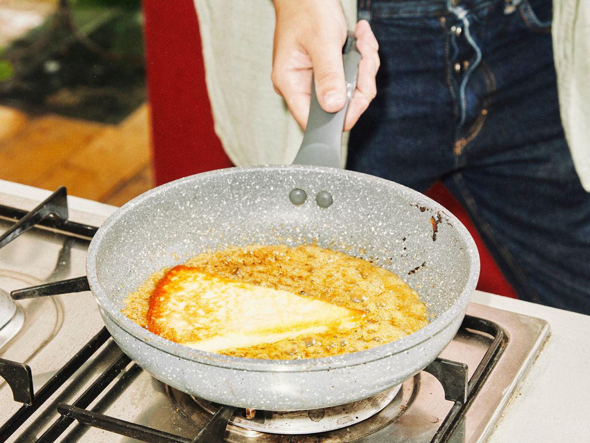 Conor Curran adds Ciroc vodka to his fried saganaki 