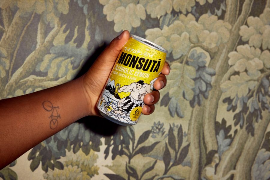 A refreshing can of Lemon Chūhai