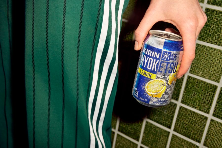 A lemon flavoured can of Kirin Hyoketsu Lemon