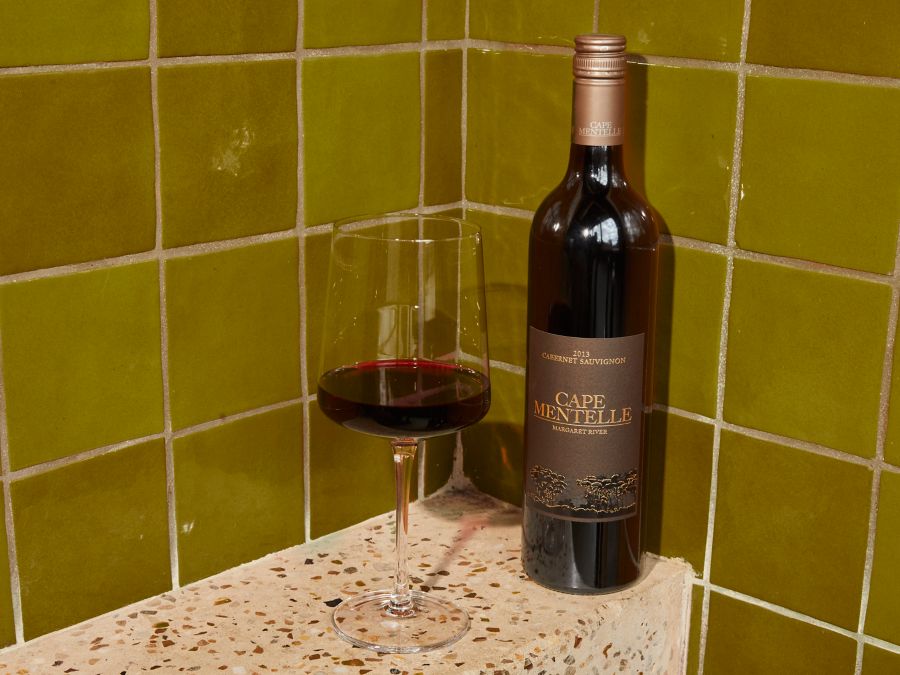 A bottle of the Cape Mentelle Cabernet Sauvignon