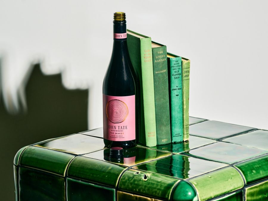 John Tate The Maker Margaret River Shiraz on a Table