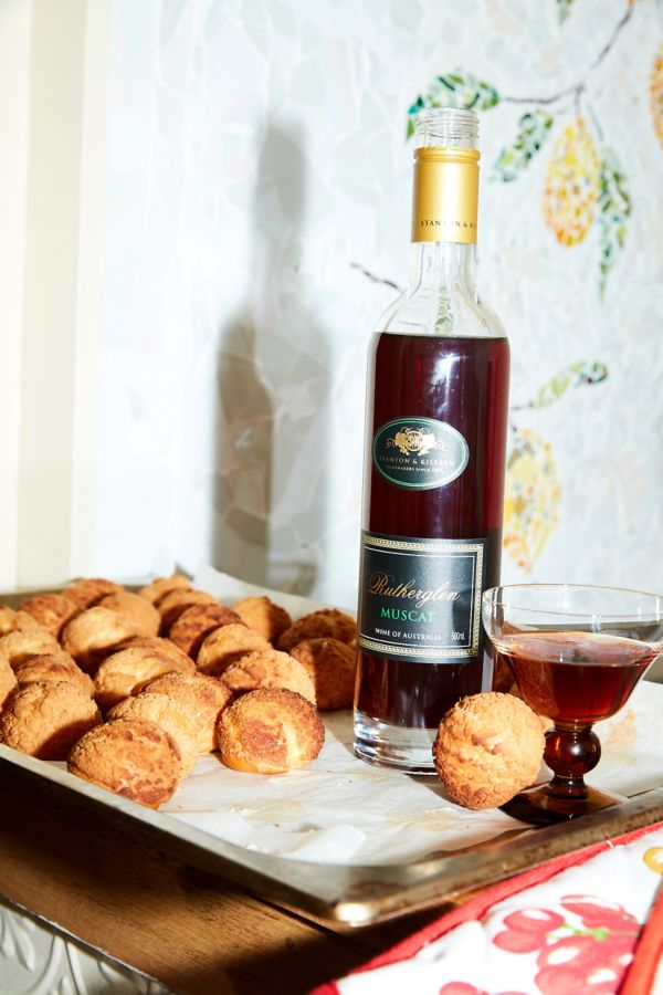 Rutherglen muscat wine with dessert