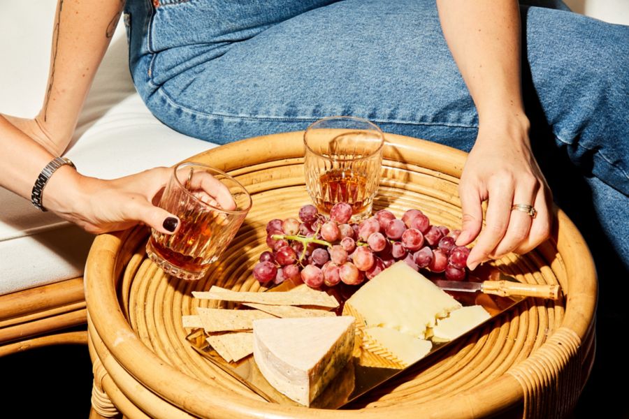 Whisk(e)y with a cheese platter