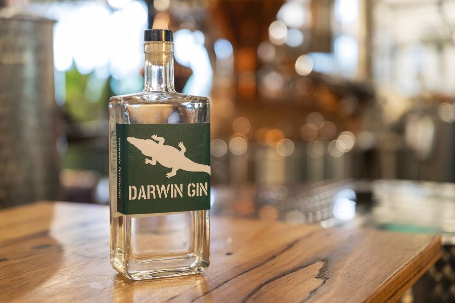 A bottle of Darwin Gin at Charlie's of Darwin