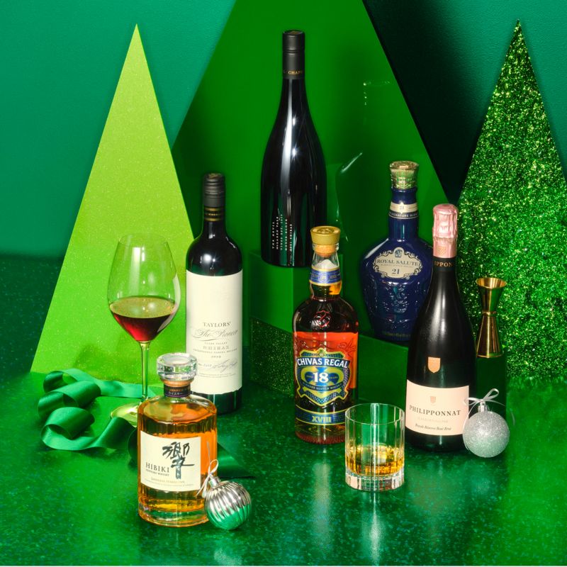  From iconic Champagne to top-shelf Scotch. 
