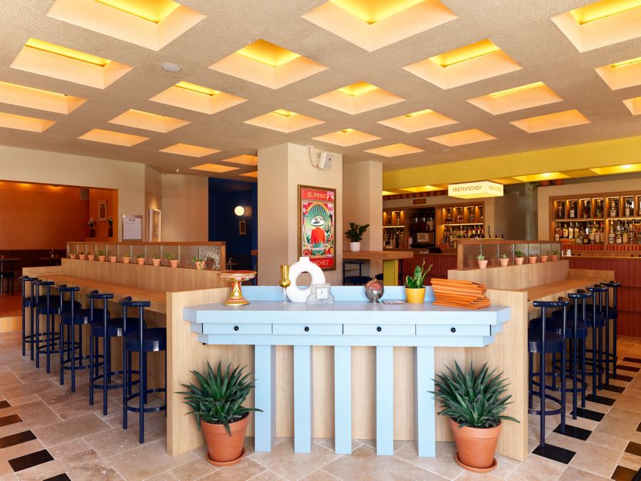 Bar counter at El Primo Sanchez