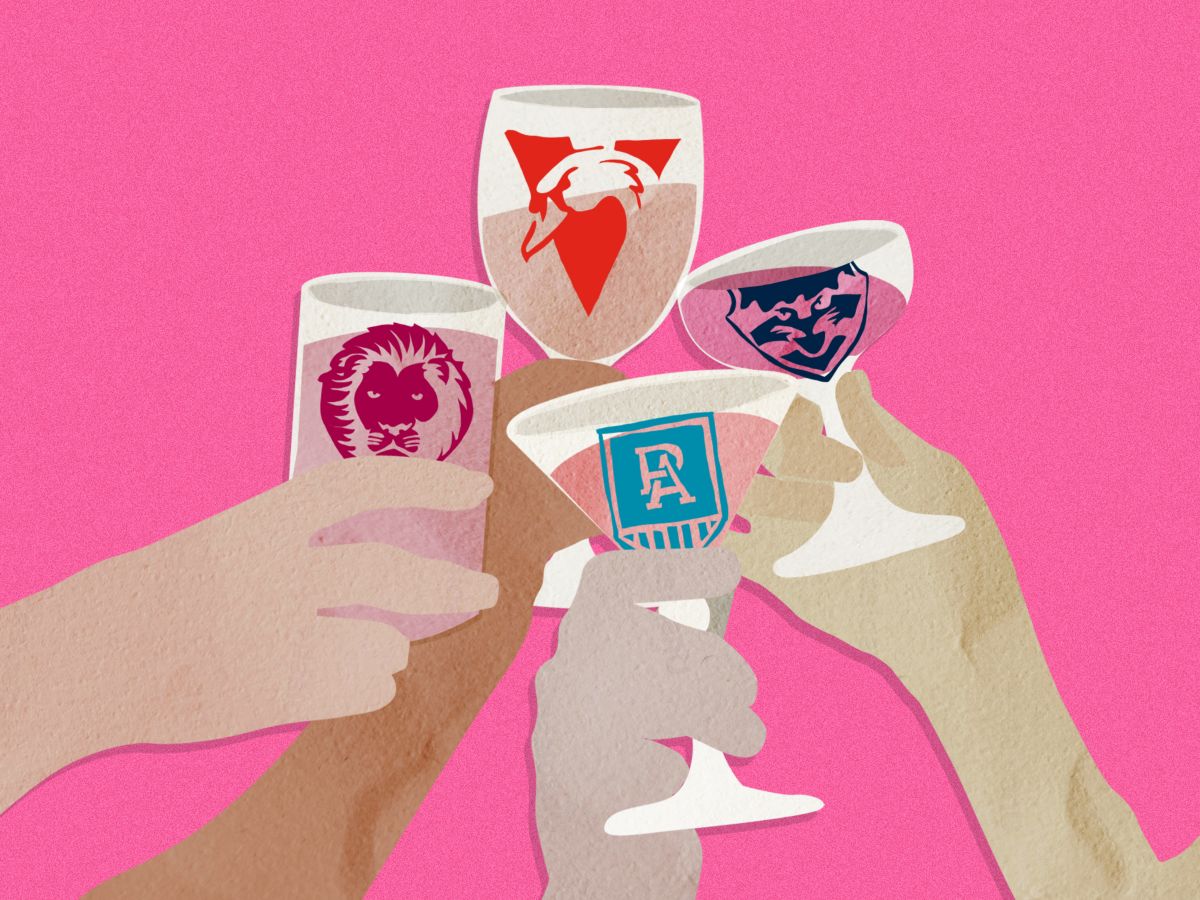 AFL game-day drinks: The best themed picks for the top 8 teams